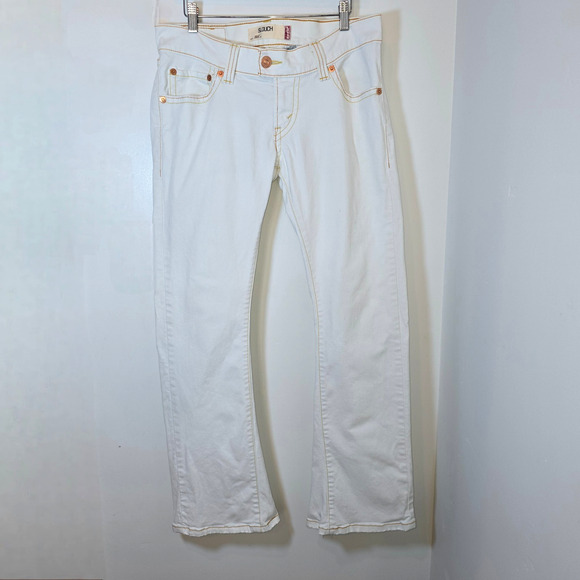 Levi’s 504 Slouch Flare 90’s Y2K Low Rise Light Wash Jeans Size 11M - Picture 1 of 9
